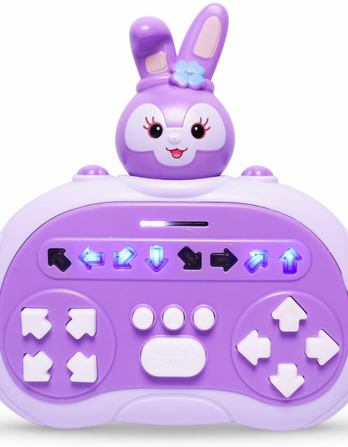 Load image into Gallery viewer, Hand-Held Rhythm Master Dance Machine Educational Toy Purple Bunny Kids 3-12
