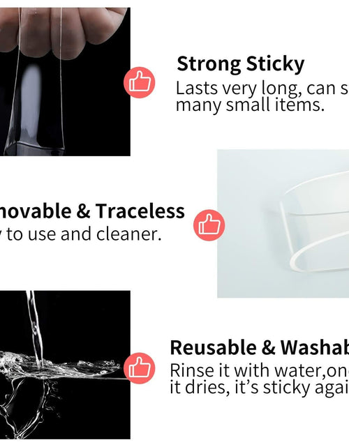 Load image into Gallery viewer, ZhiYo Double Sided Heavy Duty Transparent Mounting Tape 13'x1"
