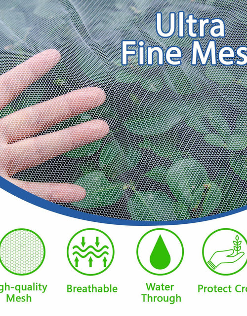 Load image into Gallery viewer, Daksha Ultra Fine White Garden Netting 2.4x3m 7.8x9.8ft Mosquito Plant Cover
