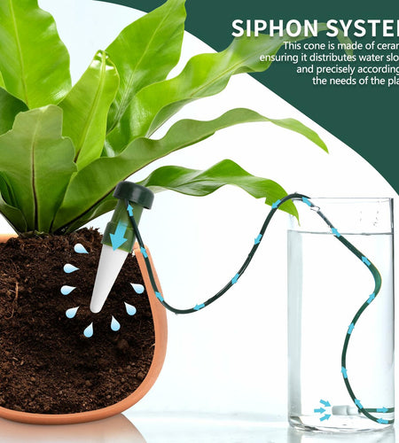BYDOLL Plant Self-Watering Stakes Automatic Drip Irrigation System 10 Pack