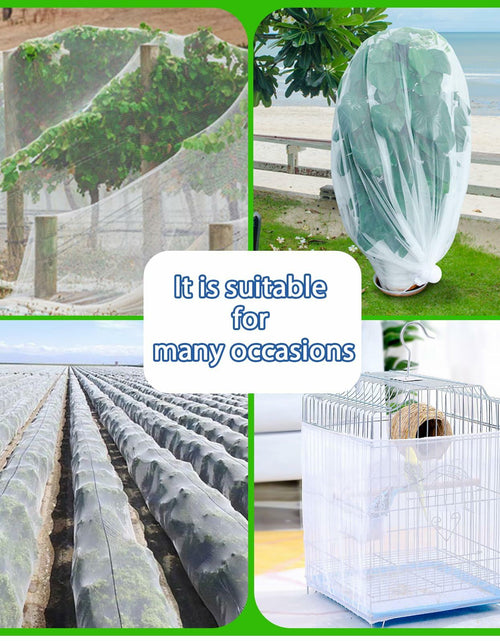 Load image into Gallery viewer, Daksha Ultra Fine White Garden Netting 2.4x3m 7.8x9.8ft Mosquito Plant Cover
