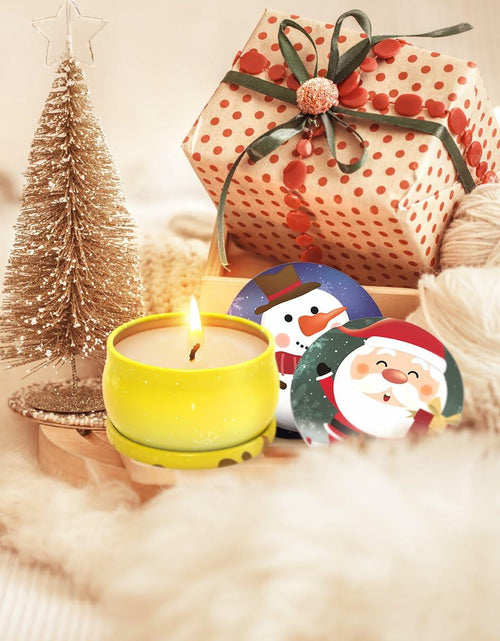 Load image into Gallery viewer, Christmas Scented Candle Set 3 Pack Soy Apple Cinnamon Cedar Vanilla 2.5oz
