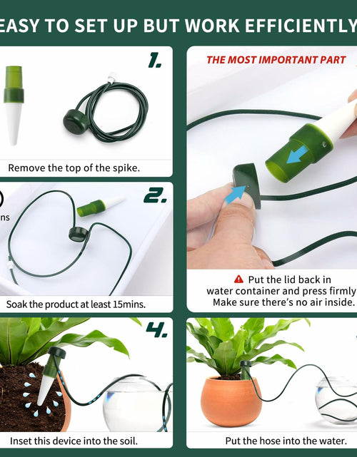 Load image into Gallery viewer, BYDOLL Plant Self-Watering Stakes Automatic Drip Irrigation System 10 Pack
