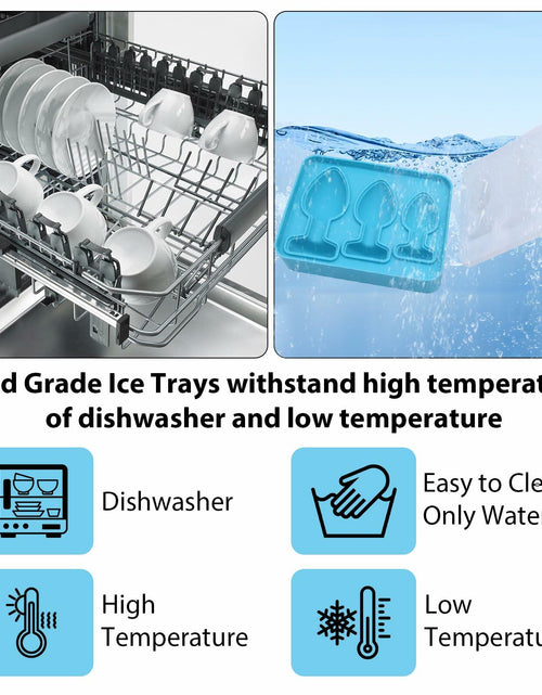 Load image into Gallery viewer, CowGoldChild Silicone Ice Cube Tray Mold for Stanley Cup with Lid Fun Gift
