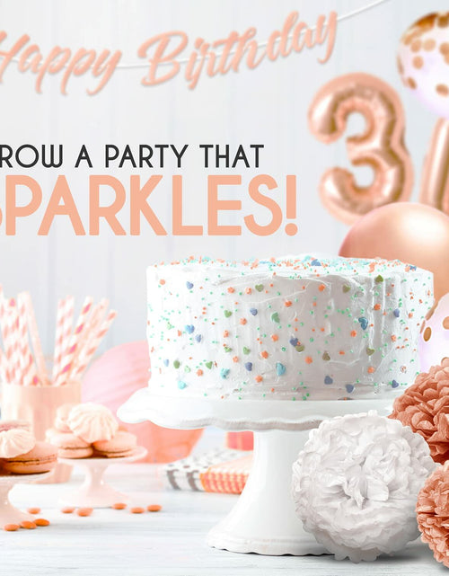 Load image into Gallery viewer, EpiqueOne 41-Piece Rose Gold 30th Birthday Party Decorations for Women
