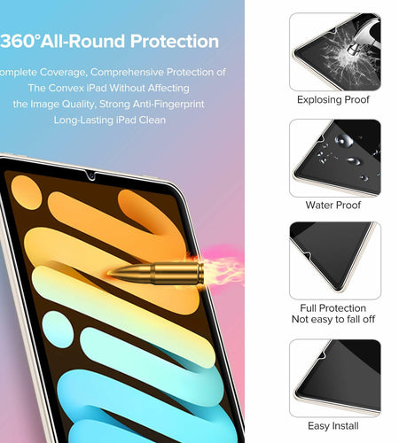 ivoler 2 Pack Tempered Glass Screen Protector for iPad Pro 11 Inch 5th Gen 2024
