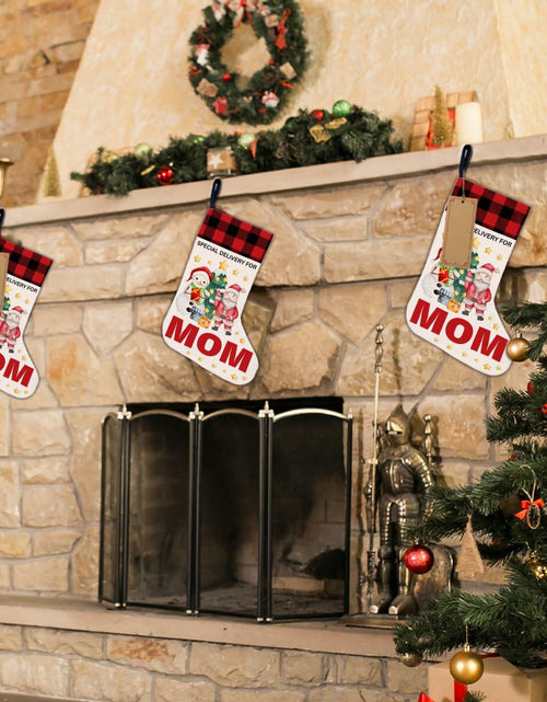 Load image into Gallery viewer, TSUYAWU Mom Christmas Stocking Snowman Xmas Decoration 18x12 Inch
