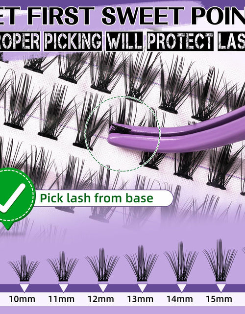 Load image into Gallery viewer, B&amp;Qaugen Lash Extension Kit 280PCS 30D Soft D Curl Manga Black
