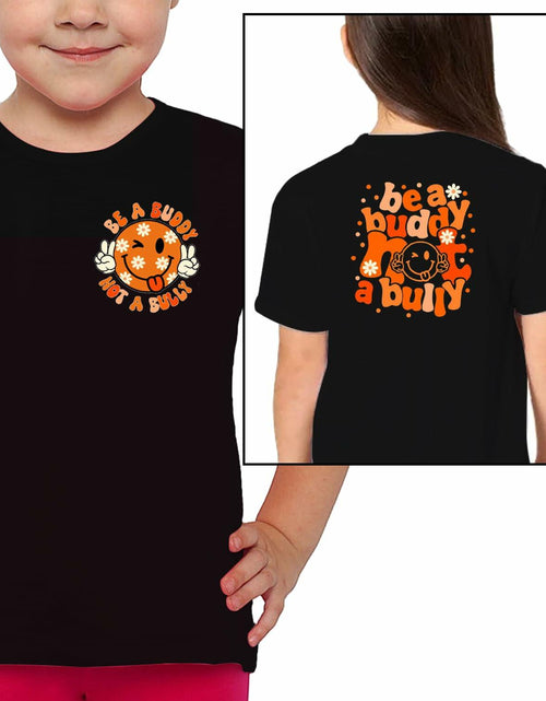 Load image into Gallery viewer, Anti Bullying Kids Shirt Unity Day Be Kind Tee Tops Size 4T Black
