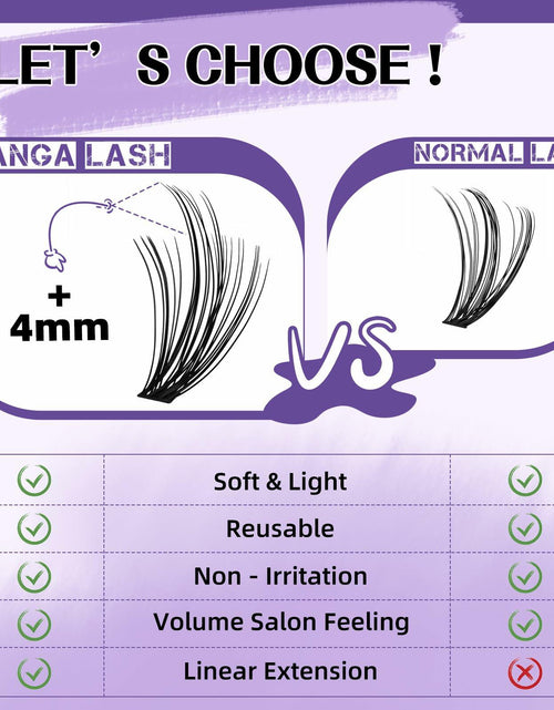 Load image into Gallery viewer, B&amp;Qaugen Lash Extension Kit 280PCS 30D Soft D Curl Manga Black
