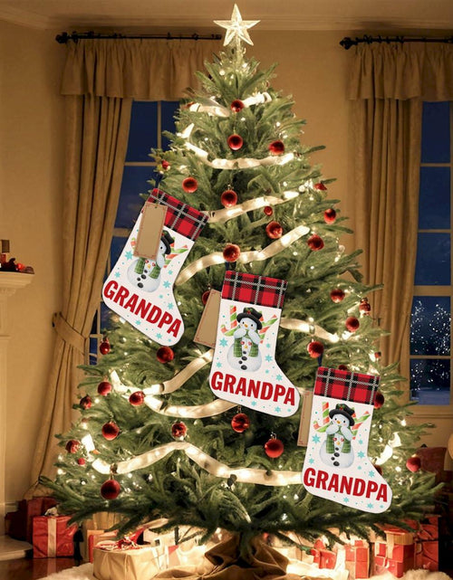 Load image into Gallery viewer, TSUYAWU Grandpa Christmas Stocking Xmas Decoration 18x12 Inch Fireplace
