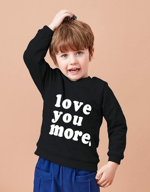 Load image into Gallery viewer, EULLA Toddler Boys Valentines Day Love You More Sweatshirt Size 2T
