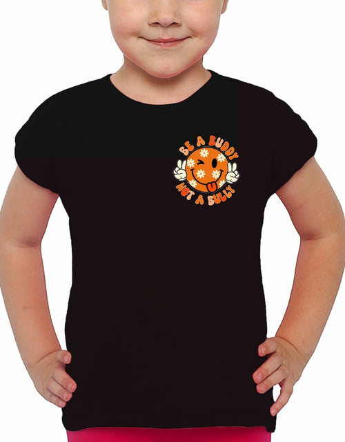 Load image into Gallery viewer, Anti Bullying Kids Shirt Unity Day Be Kind Tee Tops Size 4T Black
