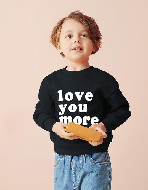 Load image into Gallery viewer, EULLA Toddler Boys Valentines Day Love You More Sweatshirt Size 2T
