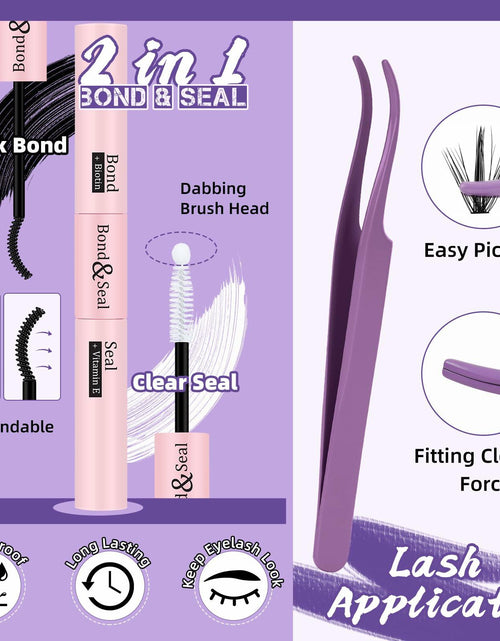 Load image into Gallery viewer, B&amp;Qaugen Lash Extension Kit 280PCS 30D Soft D Curl Manga Black
