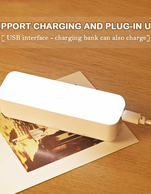 Load image into Gallery viewer, Peayale LED Motion Sensor Nightlight Rechargeable Cordless White Wall Light
