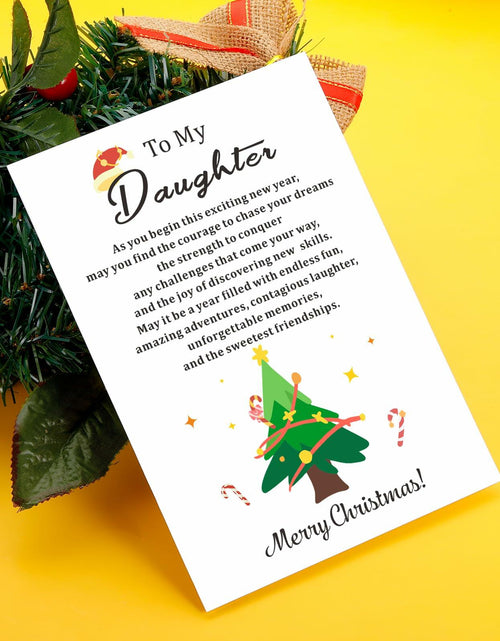 Load image into Gallery viewer, TI-EDC Sentimental Christmas Cards for Daughter - Merry Xmas Gifts
