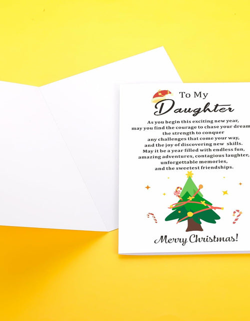 Load image into Gallery viewer, TI-EDC Sentimental Christmas Cards for Daughter - Merry Xmas Gifts
