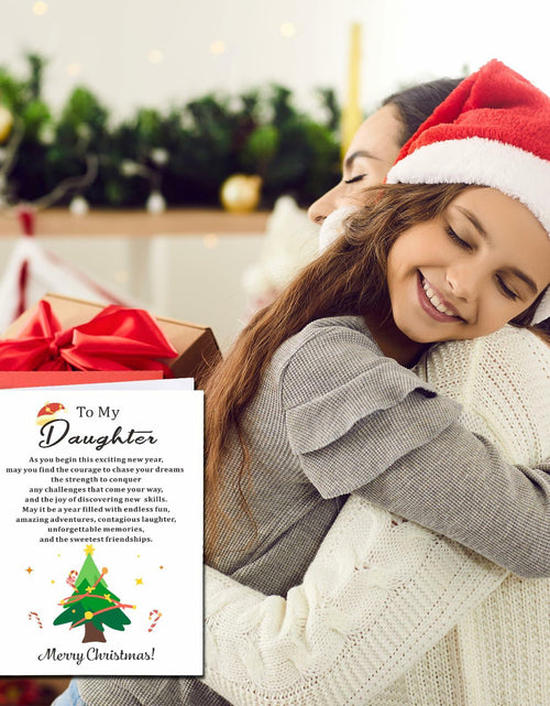 Load image into Gallery viewer, TI-EDC Sentimental Christmas Cards for Daughter - Merry Xmas Gifts
