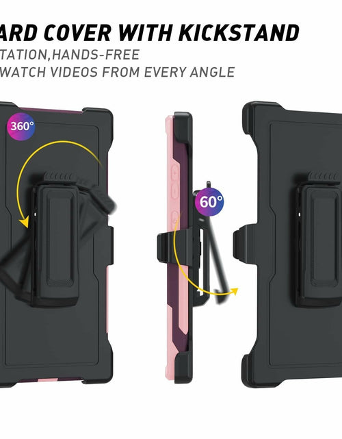 Load image into Gallery viewer, THMEIRA Samsung Galaxy S23 Ultra Case 2 Pack Belt Clip Screen Protector Purple
