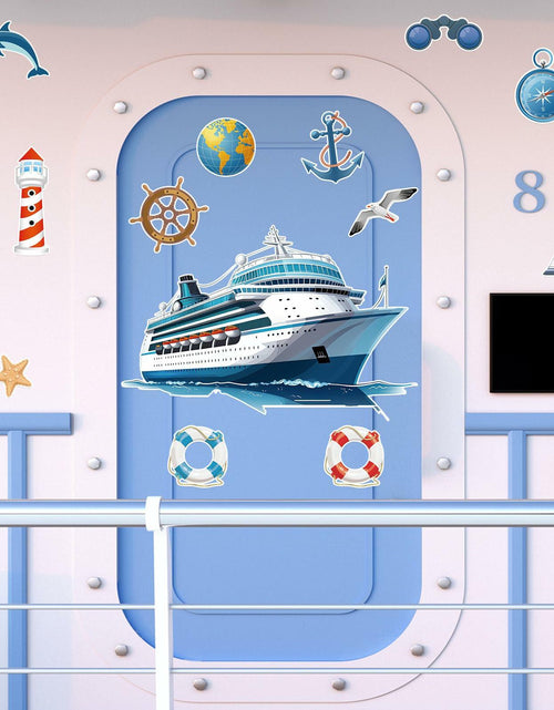 Load image into Gallery viewer, Toodoo 14 Pcs Nautical Cruise Door Magnets Anchor Boat Decorations
