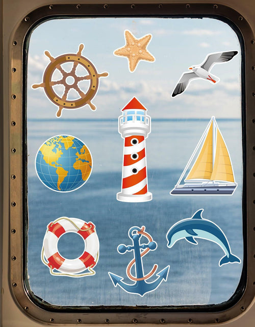 Load image into Gallery viewer, Toodoo 14 Pcs Nautical Cruise Door Magnets Anchor Boat Decorations
