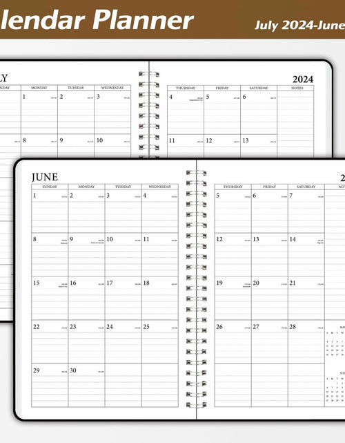 Load image into Gallery viewer, Weekly Planner 2024-2025 5.7x8.3in Academic Monthly Organizer Calendar
