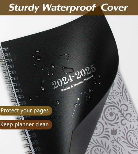 Weekly Planner 2024-2025 5.7x8.3in Academic Monthly Organizer Calendar
