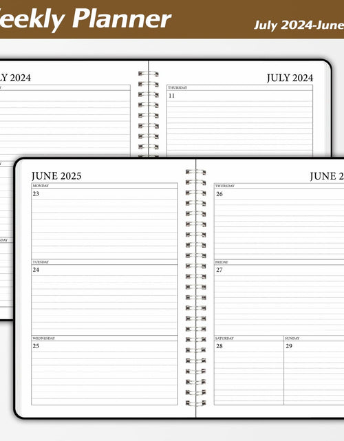 Load image into Gallery viewer, Weekly Planner 2024-2025 5.7x8.3in Academic Monthly Organizer Calendar
