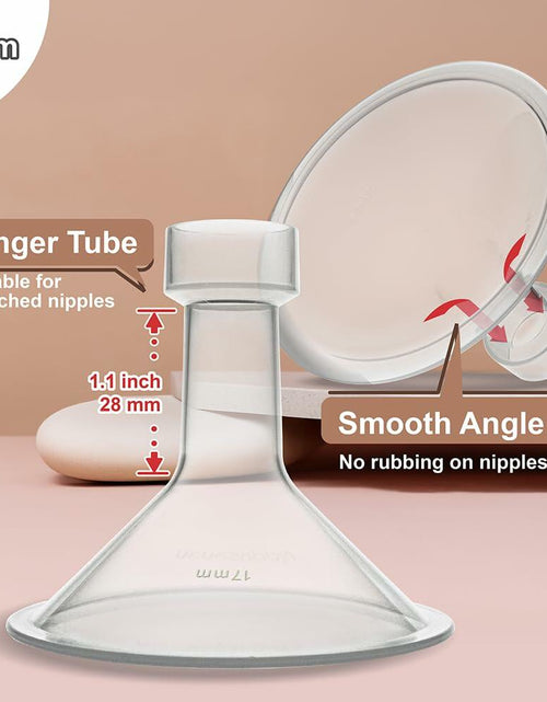 Load image into Gallery viewer, Nenesupply 17mm Flange Compatible with Medela Breast Pump Parts Replacement
