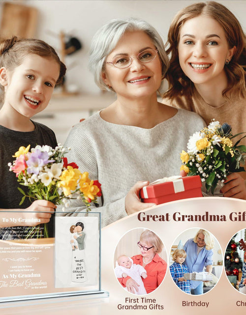 Load image into Gallery viewer, Mom Gifts from Daughter Crystal Keepsake Plaque Unique Mothers Day Gift
