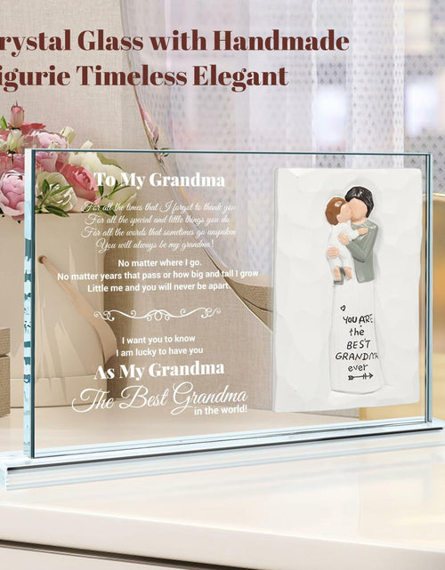 Load image into Gallery viewer, Mom Gifts from Daughter Crystal Keepsake Plaque Unique Mothers Day Gift
