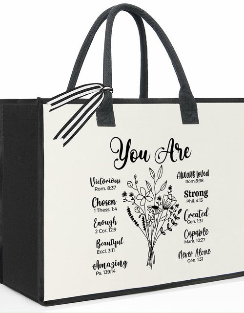 Load image into Gallery viewer, XFW Christian Tote Bag Religious Thanksgiving Gift for Women Colleague Friends
