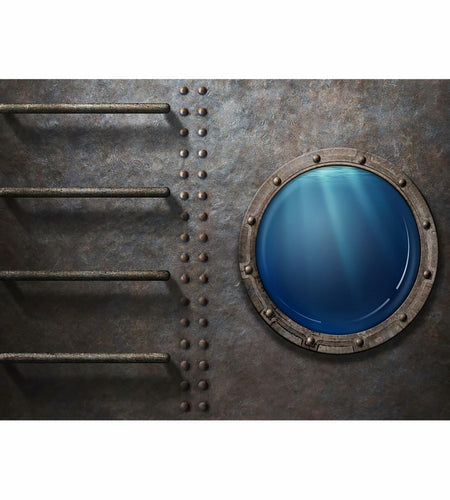 Baocicco Underwater World Photography Backdrop 5x4ft Cartoon Submarine
