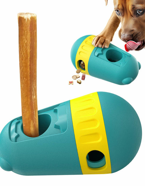 Load image into Gallery viewer, Dog Puzzles Feeder Interactive Toy Adjustable Treat Dispenser Green
