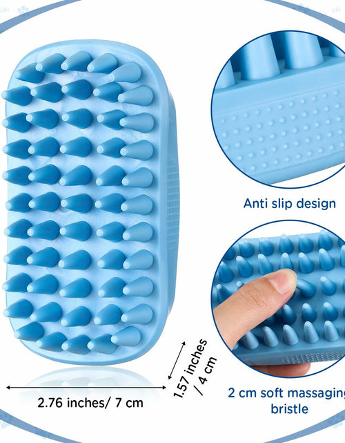 Load image into Gallery viewer, Baderke 3 Pcs Cat Tongue Comb Silicone Brush Kit Soft Massage Red
