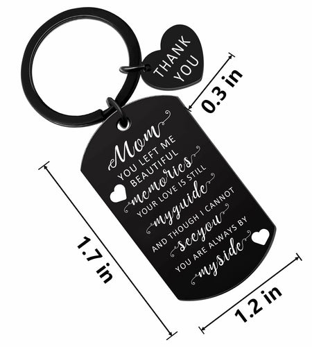 Potok Sympathy Gifts Keychain Loss of Mom Memorial Gift Eternal Love