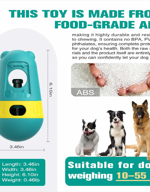 Load image into Gallery viewer, Dog Puzzles Feeder Interactive Toy Adjustable Treat Dispenser Green
