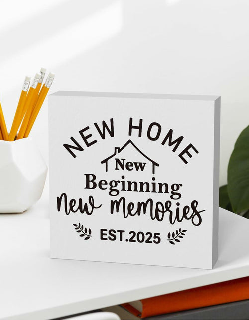 Load image into Gallery viewer, House Warming Gifts Home Sweet Home Sign New Home Decor 5x5 Inch
