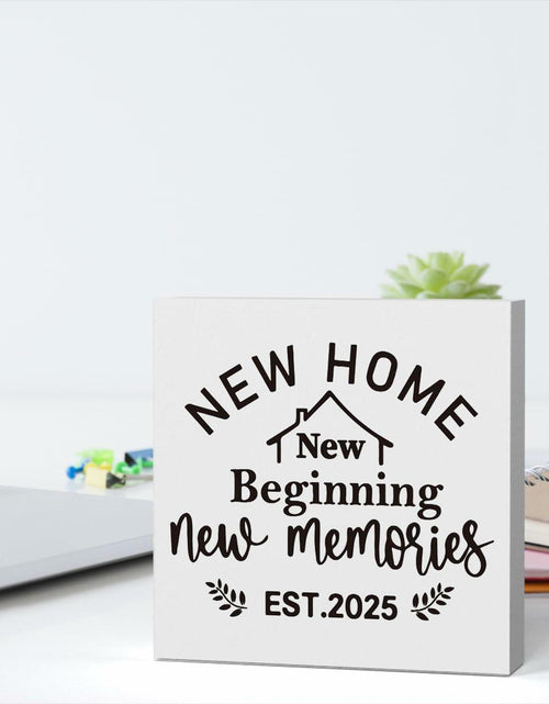 Load image into Gallery viewer, House Warming Gifts Home Sweet Home Sign New Home Decor 5x5 Inch
