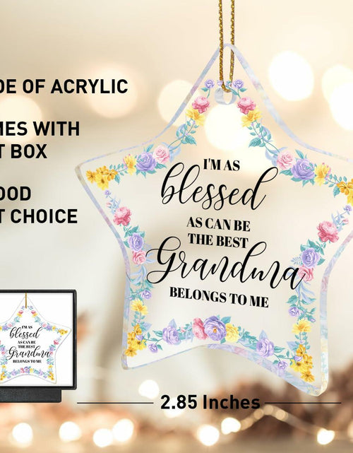 Load image into Gallery viewer, Grandma Gift Christmas Ornament Strong Loving Protective Best Grandma Gift
