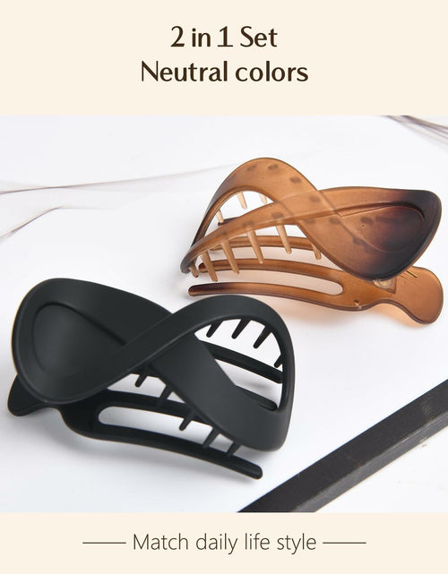 Load image into Gallery viewer, Yanibest 2pcs 3.3in French Concord Hair Clips for Thick Hair Women Girls
