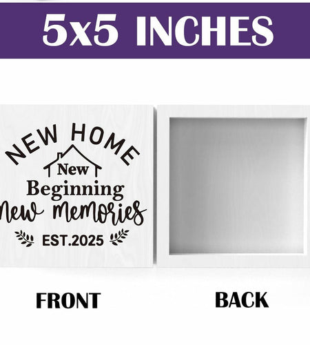 House Warming Gifts Home Sweet Home Sign New Home Decor 5x5 Inch