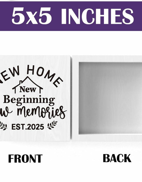 Load image into Gallery viewer, House Warming Gifts Home Sweet Home Sign New Home Decor 5x5 Inch
