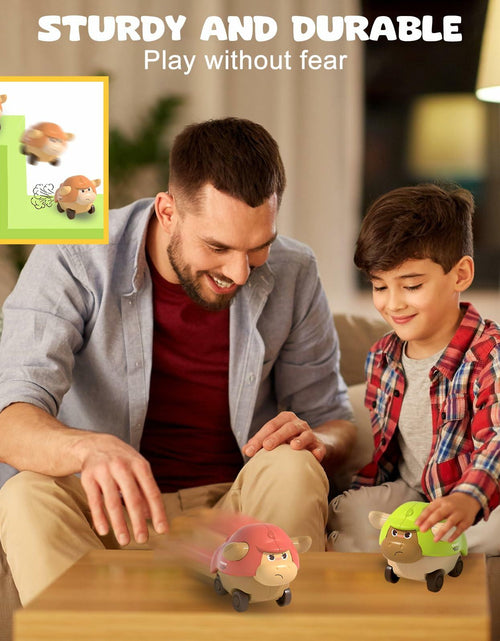 Load image into Gallery viewer, Press and Go Cars Toddler Toy Bull Animal Car for 1 Year Old Boy

