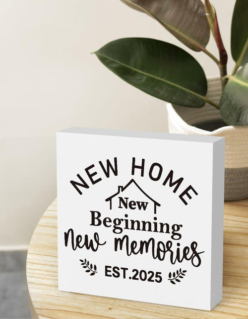 Load image into Gallery viewer, House Warming Gifts Home Sweet Home Sign New Home Decor 5x5 Inch
