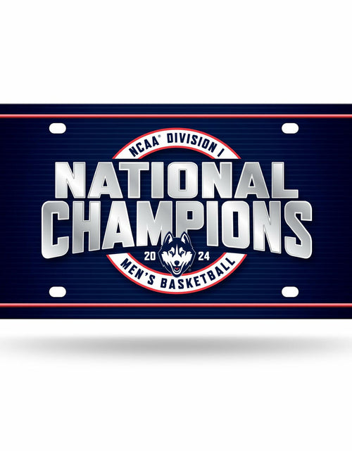 Load image into Gallery viewer, Rico Industries NCAA Connecticut Huskies 2024 Basketball Metal Tag
