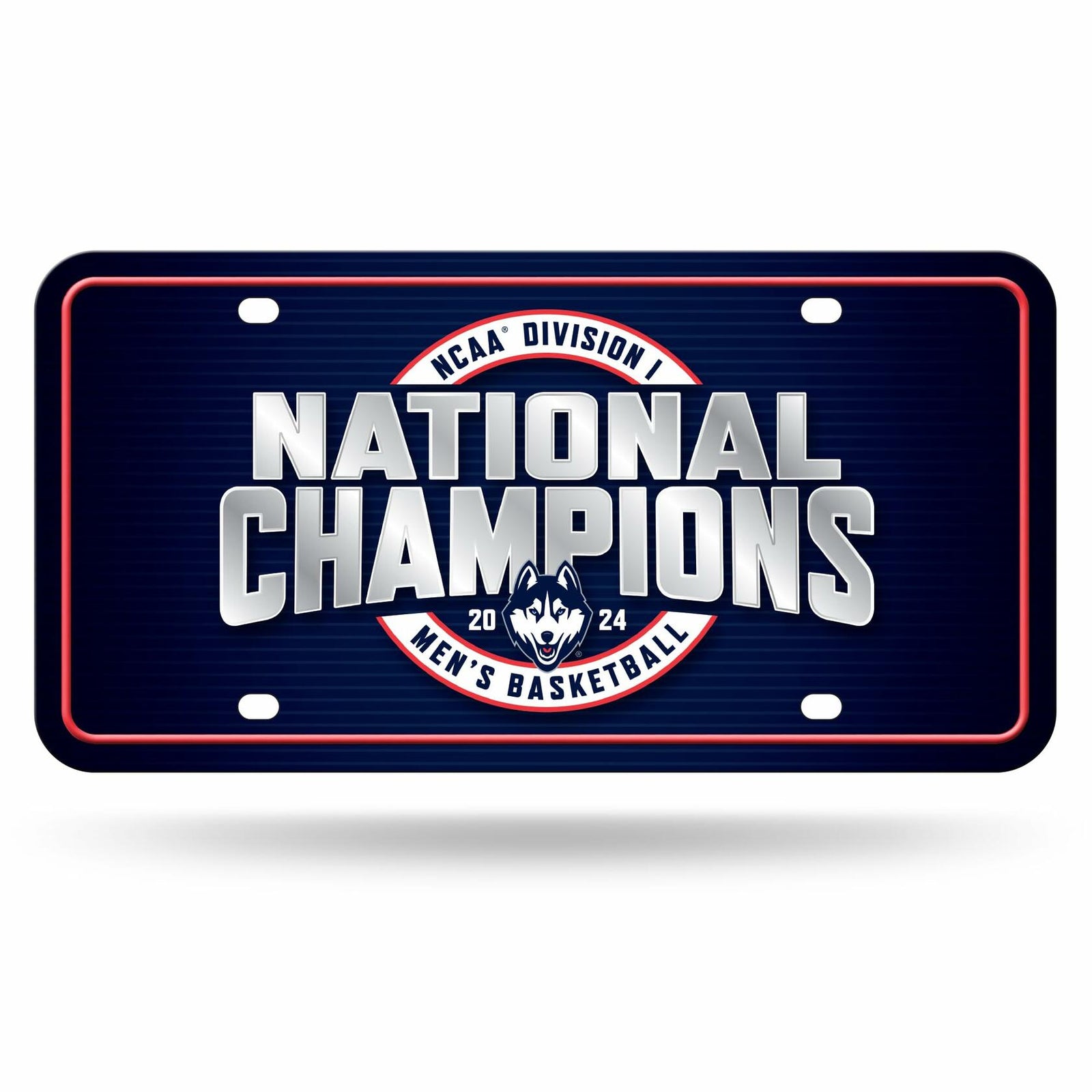 Rico Industries NCAA Connecticut Huskies 2024 Basketball Metal Tag