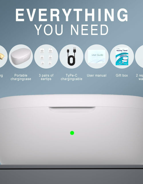 Load image into Gallery viewer, OTC Rechargeable Hearing Aids for Seniors Noise Cancellation Beige
