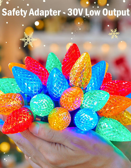 Load image into Gallery viewer, Brightown 2 Pack C9 Christmas Lights 200 LED 162FT Multicolor Timer 8 Modes
